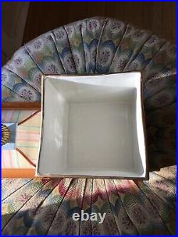 Mackenzie Childs Honeymoon Ceramic Canister/box