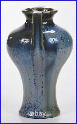 Magnificent FULPER Flambé Pottery Vase Double-Handled Vintage ca 1916-1922