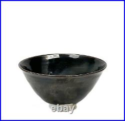Makoto Yabe Art Pottery Glazed Ceramic Rice Bowl, Signed