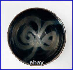 Makoto Yabe Art Pottery Glazed Ceramic Rice Bowl, Signed