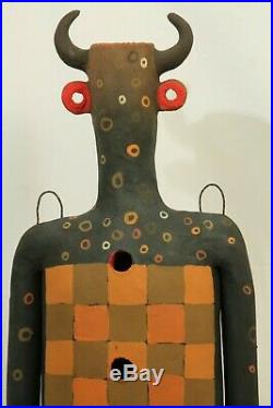 Male Ceramic Sculpture Mexican Fine Art New Pottery Signed Jose Ayala Sotelo