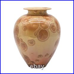 Manka John Mankameyer 1933-2015 Vase 1997 RU-21 Crystalline Glaze 8