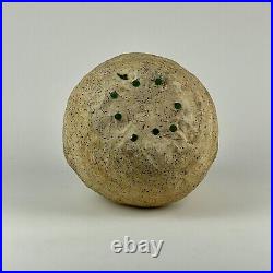 Masterful Beehive Like Organic Shaped Signed Vintage Pottery Vase 1980