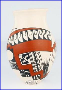 Mata Ortiz Pottery Lydia Quezada Medium White Clay Traditional Ceramic Fine Art