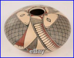 Mata Ortiz Pottery Miriham Gallegos Fish Pot Mexican Ceramic Fine Folk Art