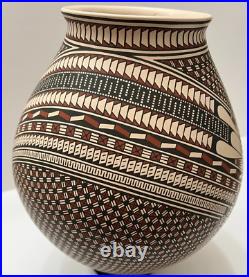 Mata Ortiz Pottery Mirna Hernandez Large Olla Vase Paquime Ceramic Fine Art