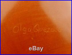 Mata Ortiz Pottery Olga Quezada Cuadricula Squares Mexican Fine Art Ceramics