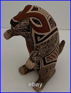 Mata Ortiz Pottery Tomas Quintana Effigy Handmade Prairie Dog Ceramic Mexico Art