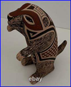 Mata Ortiz Pottery Tomas Quintana Effigy Handmade Prairie Dog Ceramic Mexico Art