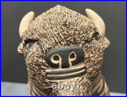 Mata Ortiz Pottery Tomas Quintana Huge Buffalo Effigy Mexican Ceramic Folk Art