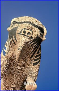 Mata Ortiz Pottery Tomas Quintana Large Buffalo Bison Effigy Art Mexican Ceramic