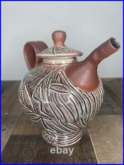 Matthew Metz Ceramic Face Teapot Studio Art Pottery