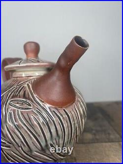 Matthew Metz Ceramic Face Teapot Studio Art Pottery