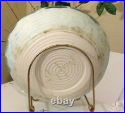 McCarty Jade GLAZE VEGGIE/ FRUIT Pottery Mississippi Mud Bowl 9 1/2 NEW WOW