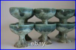 McCarty Jade Mid Century Studio Pottery Mississippi Mud Cup Goblet PRICE PER