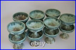 McCarty Jade Mid Century Studio Pottery Mississippi Mud Cup Goblet PRICE PER