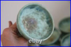 McCarty Jade Mid Century Studio Pottery Mississippi Mud Cup Goblet PRICE PER