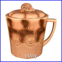 McCoy Vintage Art Pottery Brown Handled Coffee Mug Ceramic Cookie Jar