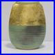 Michael Weinberg Art Pottery Tall Flat Gold Metalic Paint on Ceramic 10Vase