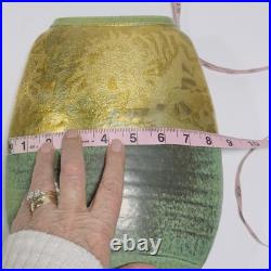 Michael Weinberg Art Pottery Tall Flat Gold Metalic Paint on Ceramic 10Vase