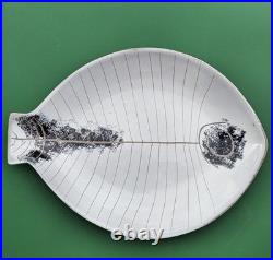 Mid Century Modern Lagardo Tackett Ceramic Fish Plate Kenji Fujita Art Pottery