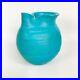 Mid Century Modern Teal Wishon Harrell Studio Art Pottery Ceramic Vase Vintage