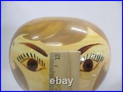 Mid-Century Stangl Art Pottery Hat Wig Stand Ceramic Mannequin Head Sculpture