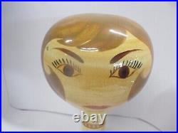 Mid-Century Stangl Art Pottery Hat Wig Stand Ceramic Mannequin Head Sculpture