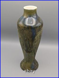 Mid-Century Vase Studio Art Pottery MCM 1950 SWILKY Folk Art Ceramic 10.75