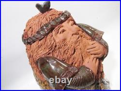 Midcentury Studio Art Pottery Large Jolly Man Figure Sculpture 14 Tall