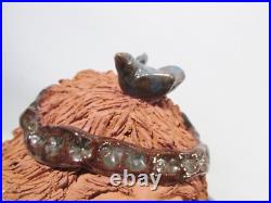 Midcentury Studio Art Pottery Large Jolly Man Figure Sculpture 14 Tall
