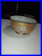 Mina Gold Ceramic Bowl Art Pottery Extremely Rare