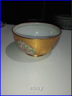 Mina Gold Ceramic Bowl Art Pottery Extremely Rare