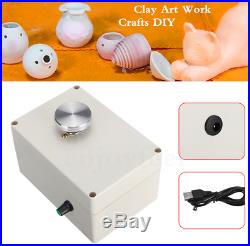 Mini Electric Pottery Wheel Ceramic Work Clay Art Craft Production Machine USA