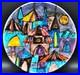 Mint Handpainted Elio Schiavon design ITALY pottery 10 Wall Plate City Motiv