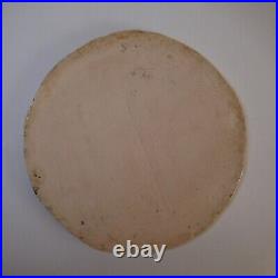 Modern Art Pottery Ceramic Plate Under Plate Round Rooster France N7548