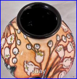 Moorcroft Lily Of The Valley Vase-rachel Bishop-ca2000-limited Edition 332/500