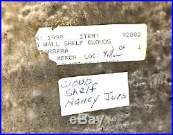 NANCY JURS ART POTTERY CERAMIC CLOUD SHELF, 30 Wendell Castle Hobart Cowles