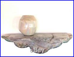 NANCY JURS ART POTTERY CERAMIC CLOUD SHELF, 30 Wendell Castle Hobart Cowles