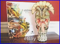 NWT $3.7K ARDMORE CERAMIC Leopard VASE Art Deco FINE CERAMIC ART Original SALE