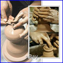 New 25CM 350W Electric Pottery Wheel Machine Ceramic Work Clay Art Craft Molding
