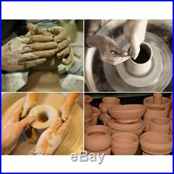 New 25CM 350W Electric Pottery Wheel Machine Ceramic Work Clay Art Craft Molding