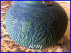 Nicola Nicky Coady Artisan Pottery Vase Jug Blue Green Ocean Squid Australia