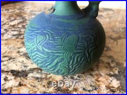 Nicola Nicky Coady Artisan Pottery Vase Jug Blue Green Ocean Squid Australia