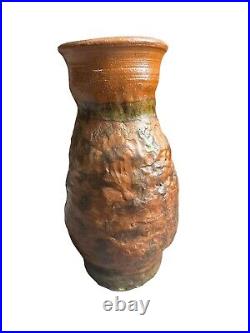 Ornate Native American Clay Ceramic Art Pottery Vase Sculpture Pot