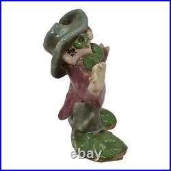 Overbeck 1911-1955 Vintage Art Pottery Hand Thrown Ceramic Man Figurine