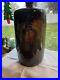 Owens Art Pottery Utopia 10 Barrel Jug Vase Antique early 1900s Owenzart 1010