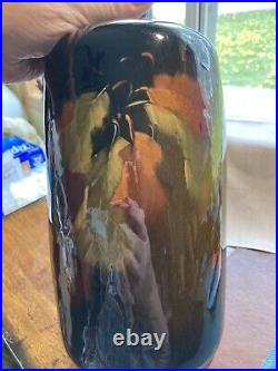 Owens Art Pottery Utopia 10 Barrel Jug Vase Antique early 1900s Owenzart 1010