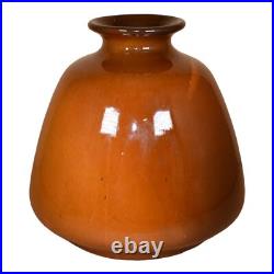 Owens Utopian Early 1900s Vintage Art Pottery Hand Painted Ceramic Vase 1114