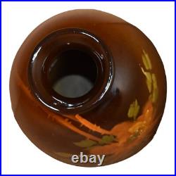 Owens Utopian Early 1900s Vintage Art Pottery Hand Painted Ceramic Vase 1114
